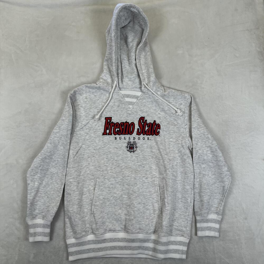 Fresno State Bulldogs Hoodie Sweatshirt Womens XL Gray NCAA College Champion